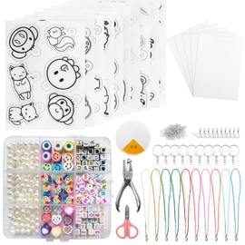 SNAIL GARDEN 440pcs DIY Shrink Plastic Sheet Kit