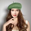 Nawati Women Summer Beret, French Breathable Thin Lightweight Berets, Solid