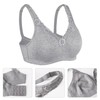 Lemorosy Comfort Cotton Bra for Women Wirefree Full Coverage Plus