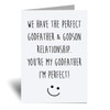60 Second Makeover Limited Godfather Godson Relationship Perfect Greeting Card