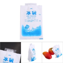 10pcs bolsas de hielo reutilizables bolsas de enfriamiento de gel espesas fáciles de transportar de larga duración para niños cajas de almuerzo escolar refrigeradores de picnic para acampar(200ml)