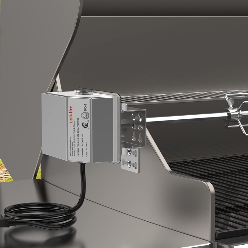 onlyfire Universal Grill Replacement Rotisserie Kit - 45'' & 53''