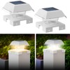 Solar Post Cap Lights 2 Pack, Deck Lights Solar Powered