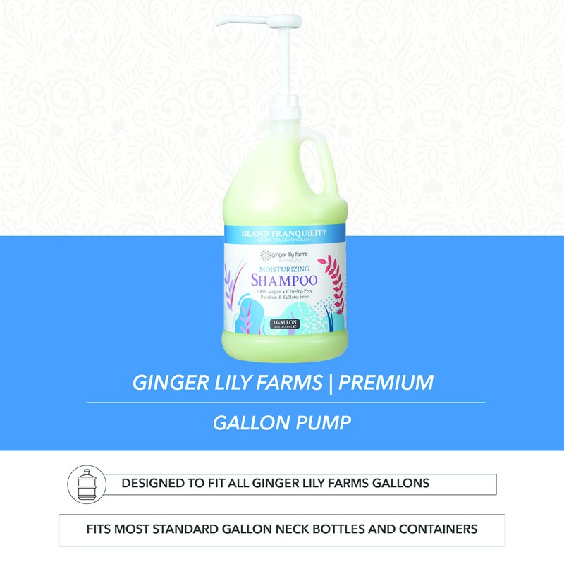 Ginger Lily Farms Premium Gallon Pump, Dispenses One Ounce Per