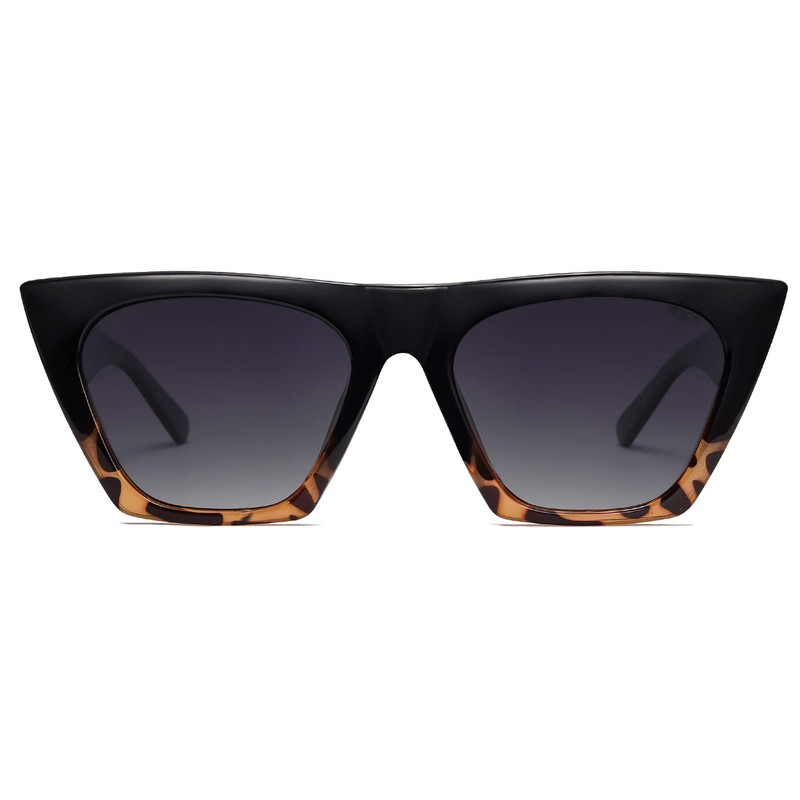SOJOS Gafas de sol polarizadas vintage Cateye para mujer, con