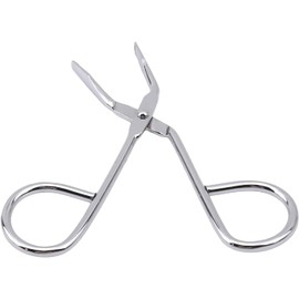 Silver Stainless Steel Eyebrow Scissors Tweezers,Elbow Pliers Clip Scissors,Flat Tip Tweezers Hair Plucker Hair Removal, Shave and Removal Women's