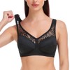 Ayigedu UK Plus Size Minimiser Bra Women Non-Wired Non-Padded Full