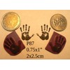 P87 Hand Prints Rubber Stamps