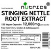 Nutrics® 12,000mg (per Capsule) STINGING Nettle Root Extract 120 V