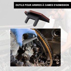 LIDOUYA 4pcs Engine Timing Belt Tool, Engine Adjustment Tool Compatible with Citroen C1 C3 C4, for Peugeot 2008 308 508, for Opel Combo-E, Corsa-F, Engine Camshaft Locking Tool Car Tool