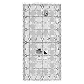 Creative Grids Simple 7/8 Triangle Maker Quilt Ruler – CGR78 – Made in USA, 5-7/8in x 10-7/8in, Non-Slip Grip Acrylic Quilting, Sewing, Crafting, Patchwork Ruler & Template