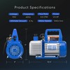 VIVOHOME 110V 1/4 HP 3.5 CFM Single Stage Rotary Vane