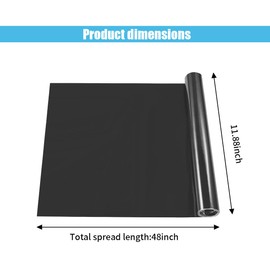 11.88×48 Inches Car Light Self-Adhesive Tint Film Brake Light Headlight Tail Light Fog Light Car Vinyl Wrap Protector Film Auto Modification Cover for Cars, Trucks, SUVs,(Car Light Tint Film)