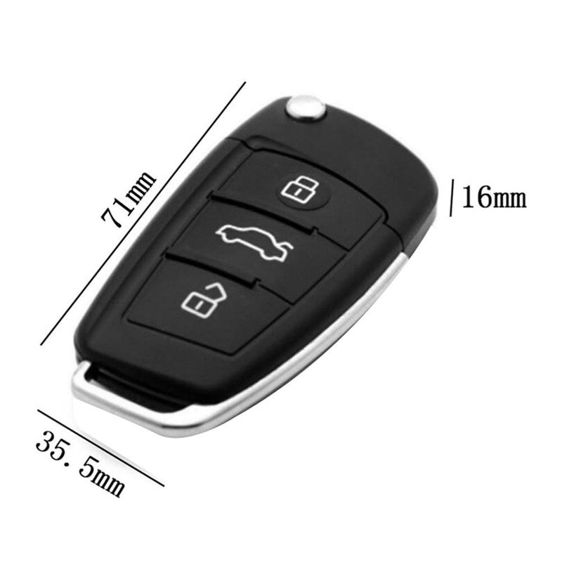 Peakloong 128G USB Flash Drive Car Key Memory Stick USB