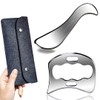 GYX COELE 2 in 1 Stainless Steel Muscle Scraper Tools