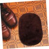 Healeved 5pcs Faux Wool Polishing Mitts for Leather Shoes Ergonomic