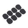 80Pcs Sax Mouthpiece Pad Silicone Black Cushion Patches Wind Instrument