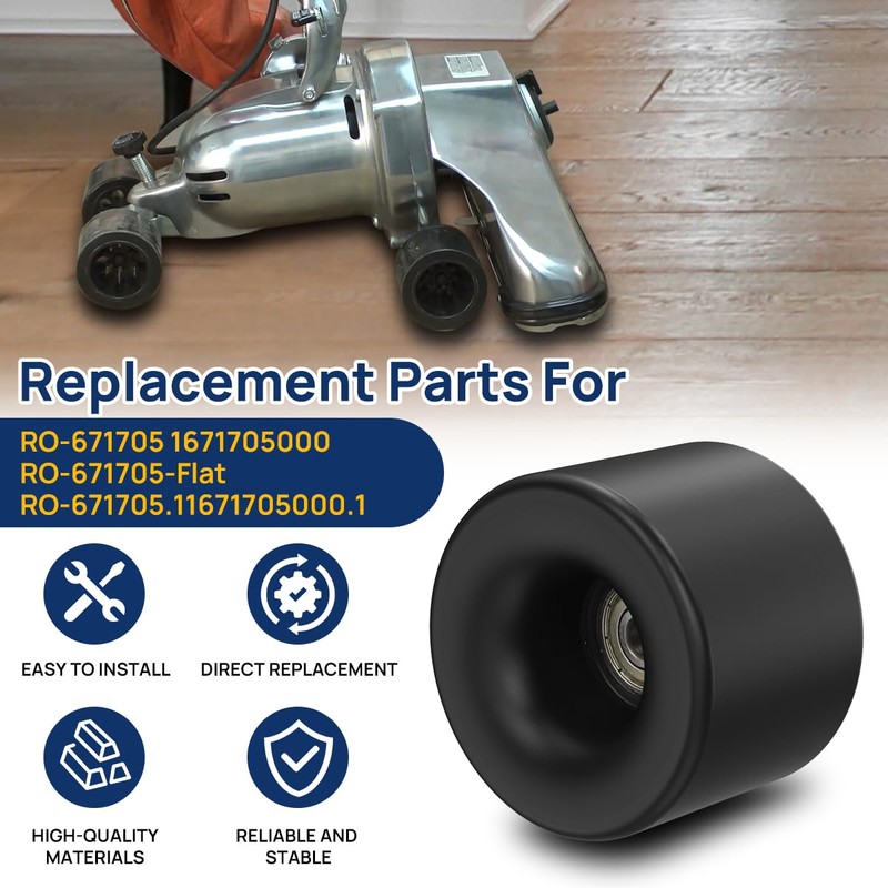 For Royal Metal Upright Vacuum Cleaner Replacement Wheels For RO-671705