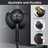 INAVAMZ Shower Heads with Handheld Spray Combo: 7.2" Rain Shower