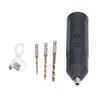 Electric Screwdriver Cordless with 3pcs Twist Drill Bit Tool Set
