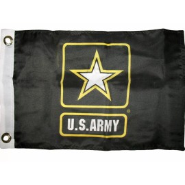 SouthBeach 12x18 U.S. Army Star 2ply Double Sided Boat Flag 12"x18" Grommets