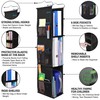 ABRA® 3 Shelf Hanging Locker Organizer for School, Work, Gym,