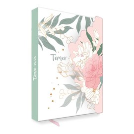 TRÖTSCH - Schülerkalender mit Klappe Gardendream 25/26: Schulplaner Hausaufgabenheft Timer Terminkalender