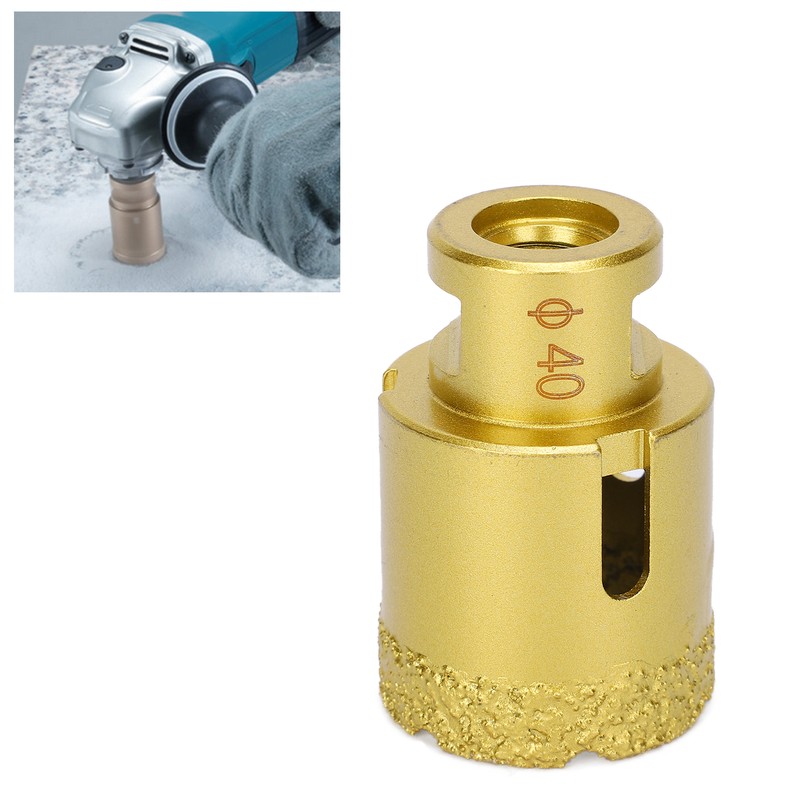 Diamond Hole Saw Brazing Drill Bit Opener Drilling Marble Concrete