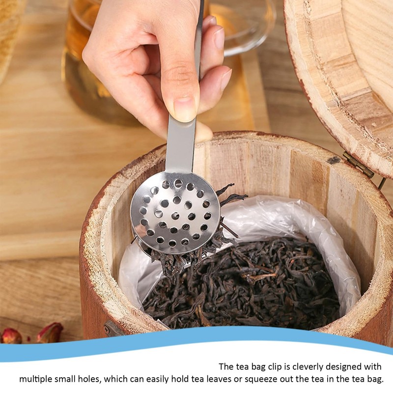 2 Tea Bag Clips, 2 Tea Saucers, Tea Press, Tea