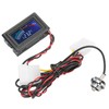 Water Cooling Thermometer Computer Water Cooled Temperature Digital Display Meter