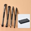 Travel Makeup Brush Set with Case | 4X Double Ended
