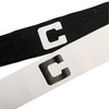 WISEPLAYERFC Football Captain's Armband - 2 Captain's Bands in White