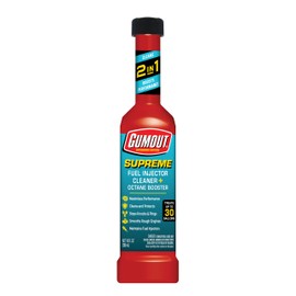 Gumout 510233 Supreme 2 in 1 Fuel Injector Cleaner + Octane Booster, 10 Oz. Improves Engine Power & Performance & Prevents Deposit Build Up, Treats 30 Gallons