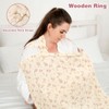 ManFaiSky Muslin Nursing Cover for Baby Breastfeeding - Lightweight &