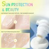 Prreal Sunscreen SPF 30 Glitter Sunscreen Pearlescent Brightening Shimmer Sunscreen,