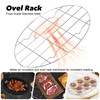 13” Roaster Pan with Lid and Rack, Small Enamel Roaster