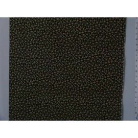 Springs Creative Products Cheater Quilt Top Material By The Yard,N80,"Red Flowers Against Black Background