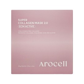 Arocell Super Collagen Mask 2.0 ECM ACTIVE 4 sheets / 아로셀 슈퍼 콜라겐 마스크 2.0 ECM ACTIVE 4매