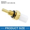 A ABSOPRO Car Coolant Temperature Sensor Temp Sender Replace 37870-RTA-005