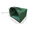 Parliky 2pack Semicircular Dustpan Design Garden Bags Lawn and Leaf