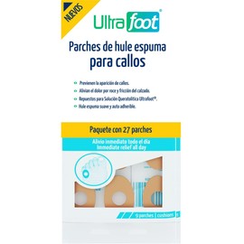 Parches de hule espuma para callos en los dedos de los pies 27 parches Ultrafoot