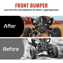 XATVXUTV Front Bumper Guard for Yamaha Raptor 700 700R, Upgraded Style Front Profile Bumper Guard Protector for Yamaha Raptor YFM 700 / 700R 2006-2025 Accessories
