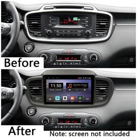 Fits for Kia Sorento LHD 2014-2020 Car Radio Stereo Fascia Frame Double DIN 10.1 inch Dash Installation Mounting Kit