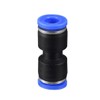 sourcing map Plastic Straight Union Push to Connect Tube Fitting