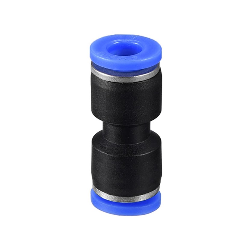 sourcing map Plastic Straight Union Push to Connect Tube Fitting