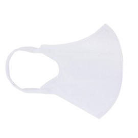 Natural Moon Organic Cotton Mask, Regular Size, 7 Pieces, Non-Woven Mask, Made in Japan, Unisex, White