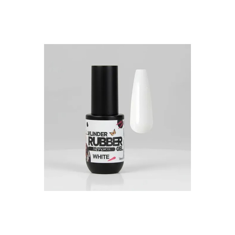 Gel Rubber Monarca, Para Uñas 14ml, Mc Nails, Color A
