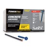 Power Pro Blue Hex Washer-Head Concrete Screw Anchors (3/16" x