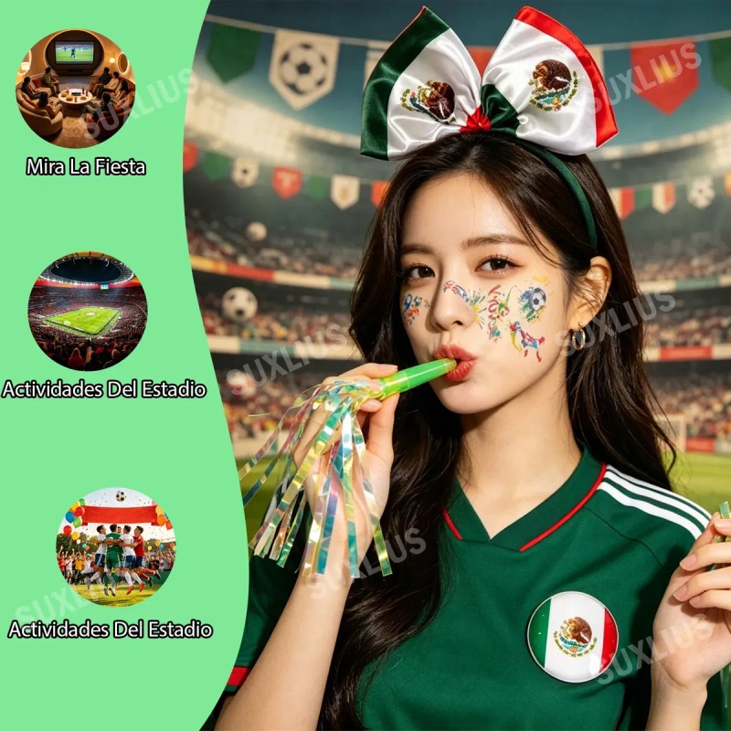 Juego De Diadema De Vítores Caducados De Copa Mundial 2026