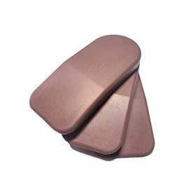 BML 9mm Heel Lifts, 3pk (Ladies Small, Red [Firm])